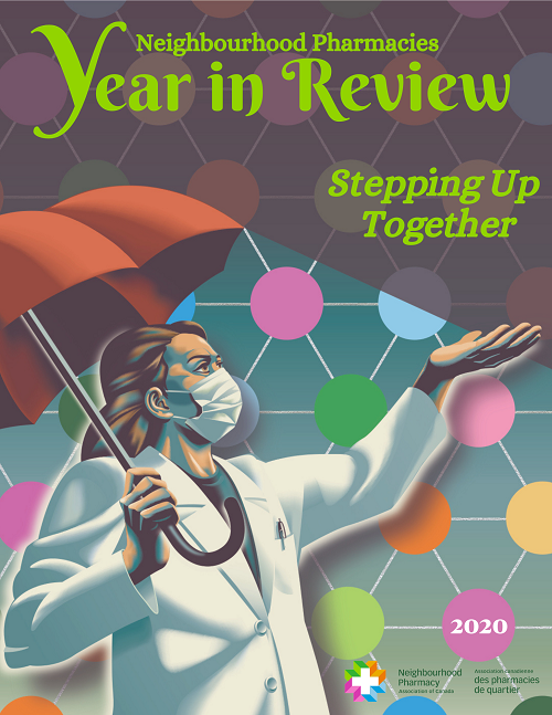 Year in Review 2020 Stepping Up Together Cover Page